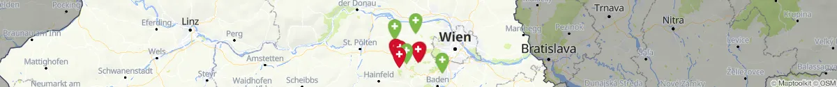 Kartenansicht für Apotheken-Notdienste in der Nähe von Eichgraben (Sankt Pölten (Land), Niederösterreich)